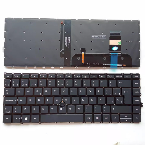 by high qulity HP 840 G7 840 G8 845 745 G7 G8 backlit Spanish SP keyboard on laptop-keyboard.com
