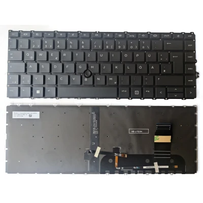HP 840 G7 G8 745 845 G7 G8 Zbook Firefly 14 G7 G8 backlit DE German keyboard