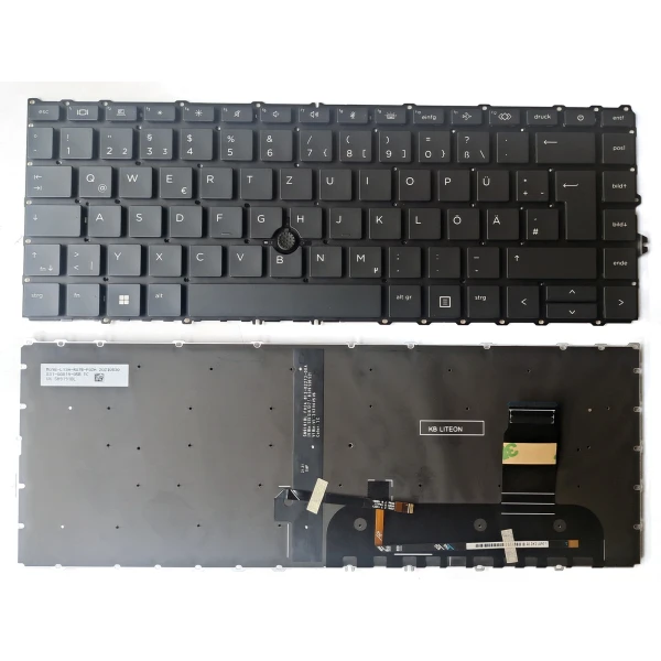 by high quality HP 840 G7 G8 745 845 G7 G8 Zbook Firefly 14 G7 G8 backlit DE German keyboard on laptop-keyboard.com