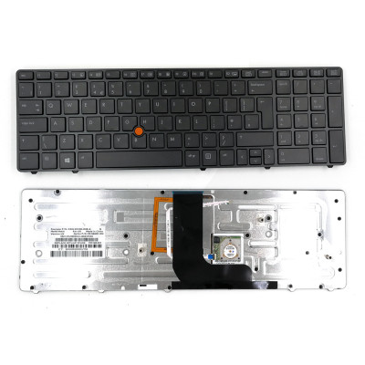 HP 8560W 8570W backlit UK keyboard