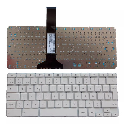 HP Chromebook 11 G2 11 G3 11 G4 EE white Spanish SP keyboard