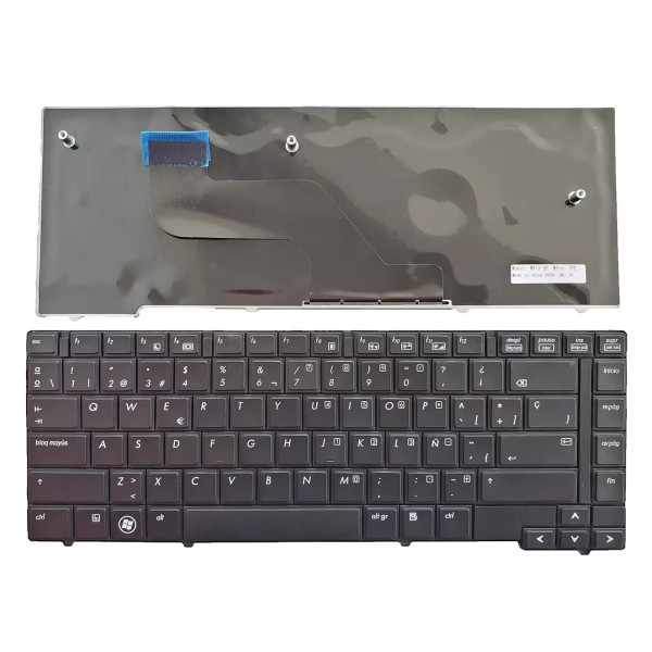 by high qulity HP Compaq EliteBook 8440p 8440w black Spanish SP keyboard on laptop-keyboard.com