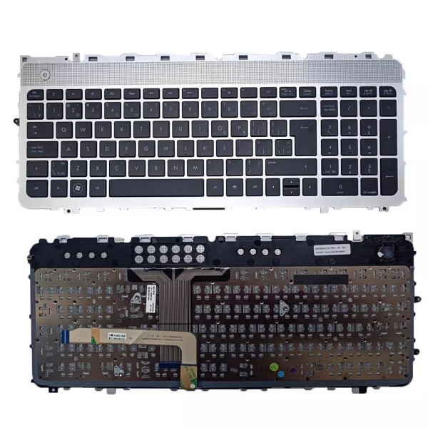 by high qulity HP ENVY 17-3000 series Keyboard 665917-001 silver Canadian French CF keyboard on laptop-keyboard.com