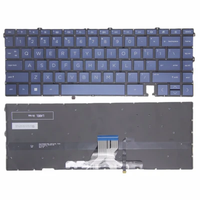 HP ENVY X360 15M-ES, 15M-EU, 15- ES, 15- EU, 15- EP, 15T-EP, blue backlit US keyboard