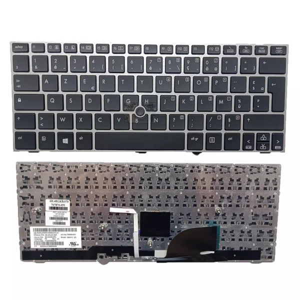 by high qulity HP EliteBook 2170 2170P SG-4930-2EAF trackpoint backlit French FR keyboard on laptop-keyboard.com