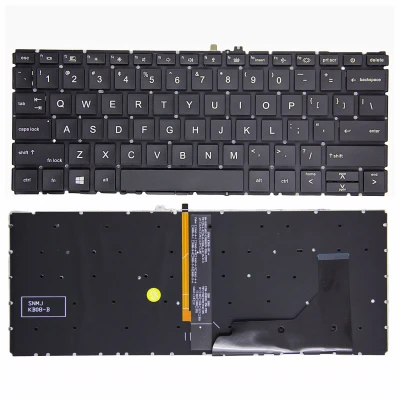 HP EliteBook 735 G7 G8, 830 G7 G8, 835 G7 ASV tastatūra ar atpakaļskata spoguļu