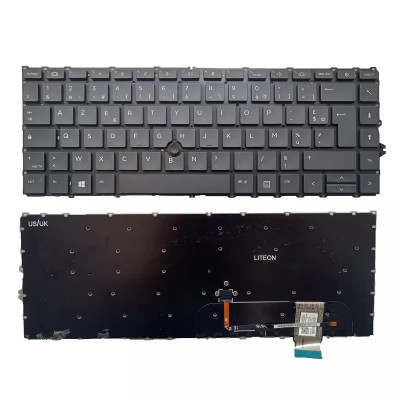 HP EliteBook 840 G7 845 G7 840 G8 845 G8 French FR keyboard