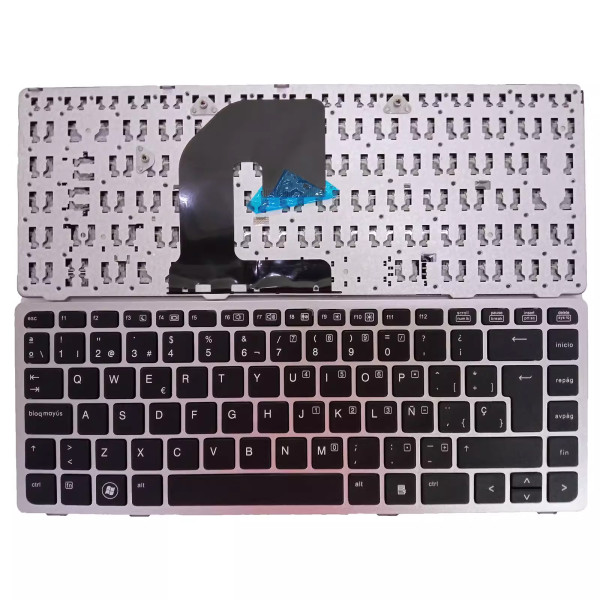 by high qulity HP EliteBook 8460p 8460w 8470p 8470w 6460b 6465b silver Spanish SP keyboard on laptop-keyboard.com