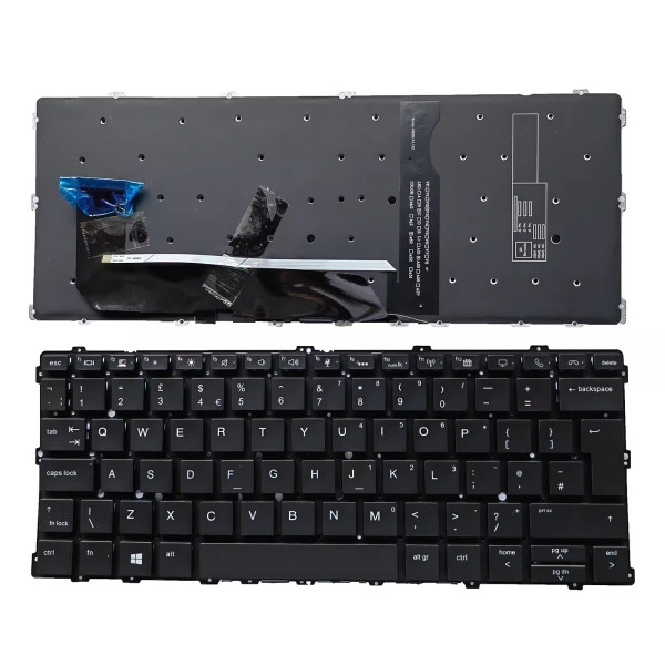 by high qulity HP EliteBook x360 1030 G2 1030 G3 backlit UK keyboard on laptop-keyboard.com
