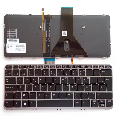 HP Elitebook Folio 1020 G1 1030 G1 backlit Spanish SP keyboard
