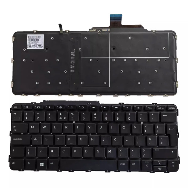 by high qulity HP Elitebook Folio G1 HSTNN-I73C backlit UK keyboard on laptop-keyboard.com