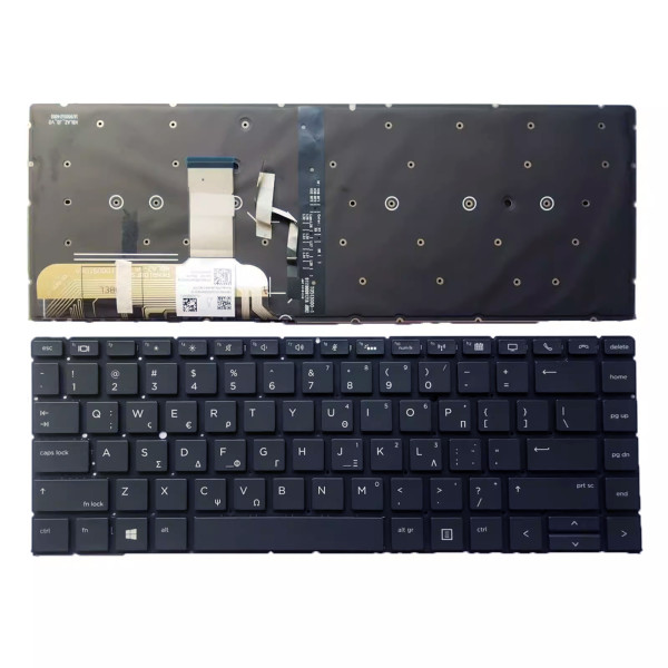 by high qulity HP Elitebook X360 1040 G4 1040 G5 backlit Greek GK keyboard on laptop-keyboard.com