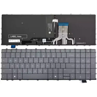 HP OmniBook X 17.3 collu, 17.-dd, pelēka ASV tastatūra