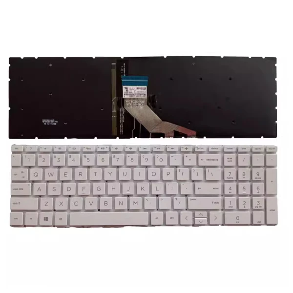 by high quality HP PAVILION 15 - CW 15Z- CW putih backlit US keyboard on laptop-keyboard.com