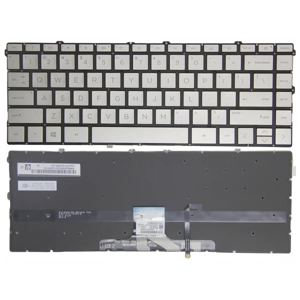 by high quality HP Envy x360 15-EW, 15-EY, 15Z-EY goud verlicht US toetsenbord on laptop-keyboard.com