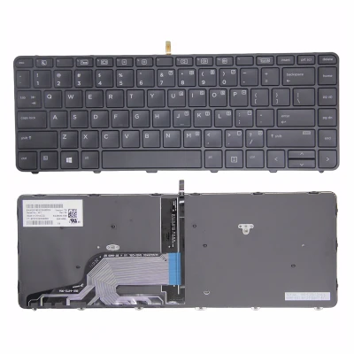 PP Probook 430 G3 G4, 440 G3 G4, 445 G3, 640 G2 G3, 645 G2 G3, backlit US keyboard asli