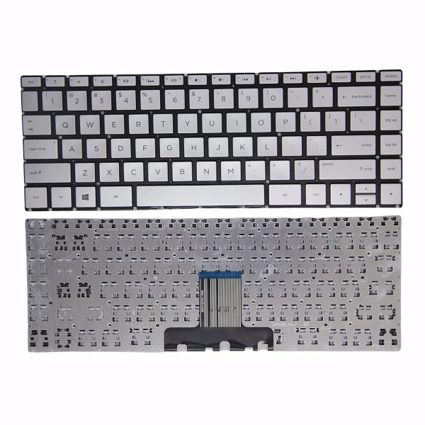by high quality HP TPN-W131 TPN-W139 TPN-I131 TPN-I132 TPN-I136 silver US keyboard on laptop-keyboard.com