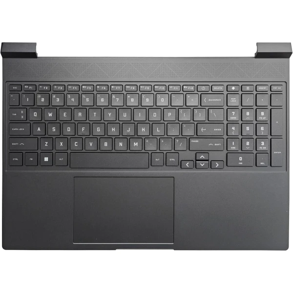 by high quality HP Victus 15 - FA 15 - FB Backlit US keyboard palmrest abu-abu on laptop-keyboard.com