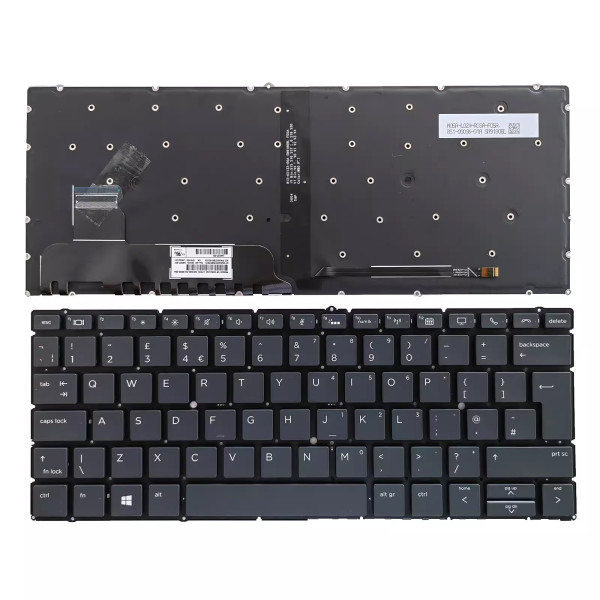 by high qulity HP Zhan X13 G2 HSN-I22C hsn-i22c backlit UK keyboard on laptop-keyboard.com