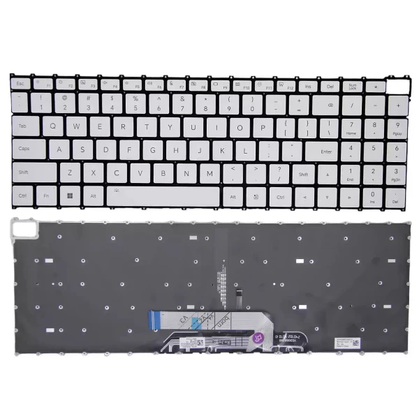 by high quality Honor MagicBook X16, BRN-G56, BRN-H76 backlit US keyboard white on laptop-keyboard.com