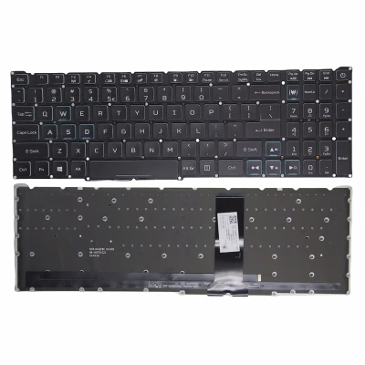 Acer AN515-46 AN515-56 AN515-58 PH315-54 PH515-54 WASD biru RGB backlit US keyboard