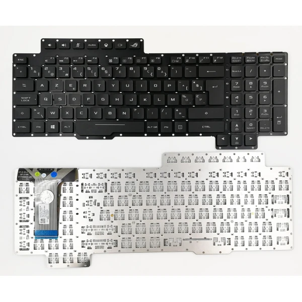 by high quality Asus G703 G703V G703 G703VI G703GL RGB backlit Belgia BE keyboard 0KNB0-E612BE00 on laptop-keyboard.com