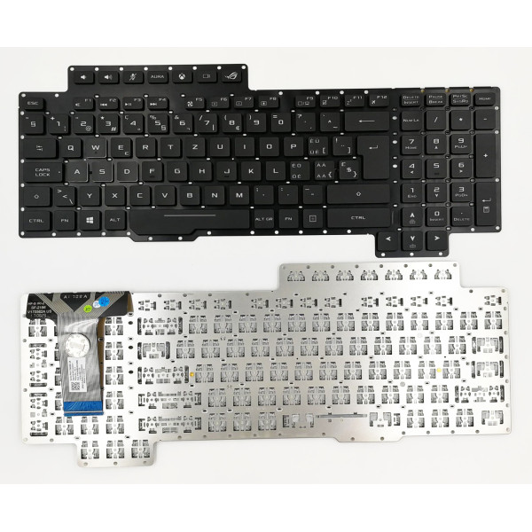by high qulity Asus G703 G703V G703 G703VI G703GL RGB backlit Swiss SW keyboard 0KNB0-E612SF00 on laptop-keyboard.com