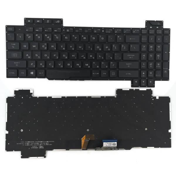by high qulity Asus GL703G GL703GS GL703GM backlit Hebrew HB keyboard AEB9BV00010 original on laptop-keyboard.com
