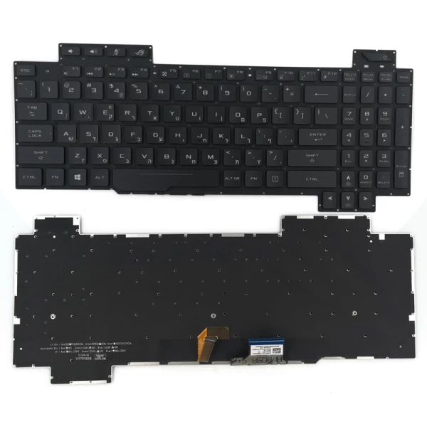by high quality Asus GL703G GL703GS GL703GM backlit Hebrew HB keyboard AEB9BV00010 original on laptop-keyboard.com