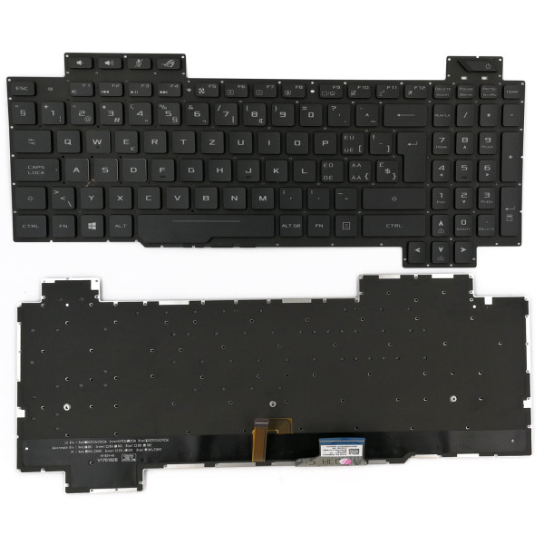 by high qulity Asus GL703G GL703GS GL703GM backlit Swiss SW keyboard AEB9BS00010 original on laptop-keyboard.com