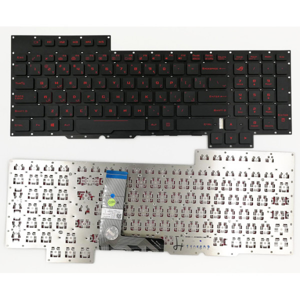 by high qulity Asus GX700 GX700V G701 G701V backlit Farsi FS keyboard 0KNB0-E611FS00 on laptop-keyboard.com