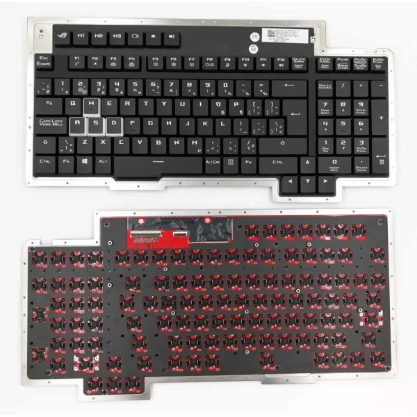 by high quality Asus ROG GX800 GX800V GX800VH Mechanical backlit Canadian French CF keyboard 0KNB0-L611CB00 on laptop-keyboard.com