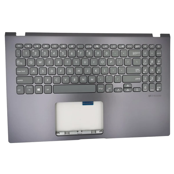 by high quality Asus X509 X509F X509D K509F K509U X509U gray gray US keyboard palmrest on laptop-keyboard.com