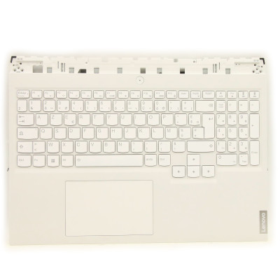 Lenovo Legion 5 Pro 16ACH6H 5CB1C93569 white backlit French FR keyboard palmrest