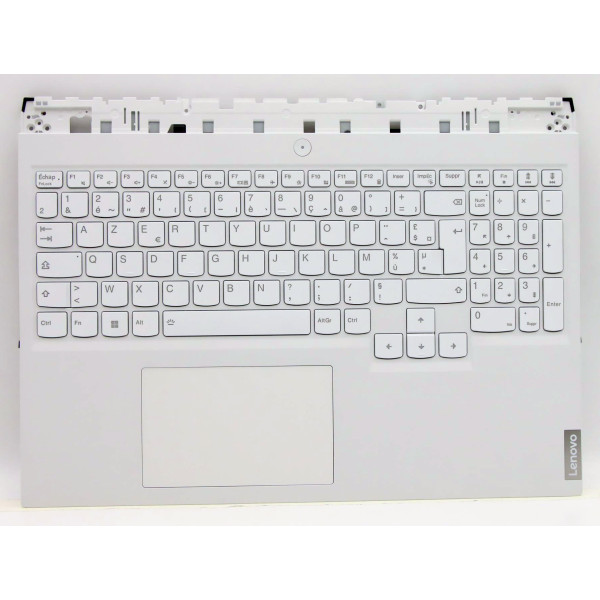 by high qulity Lenovo Legion 5Pro 16ITH6 5CB1D10511 white backlit French FR keyboard palmrest on laptop-keyboard.com