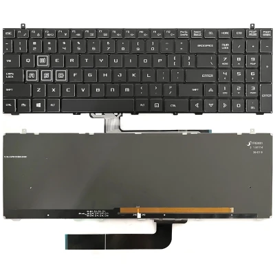 MECHREVO P-760 X3-S X8TIS X8 Pro 760- P hitam RGB backlit US keyboard