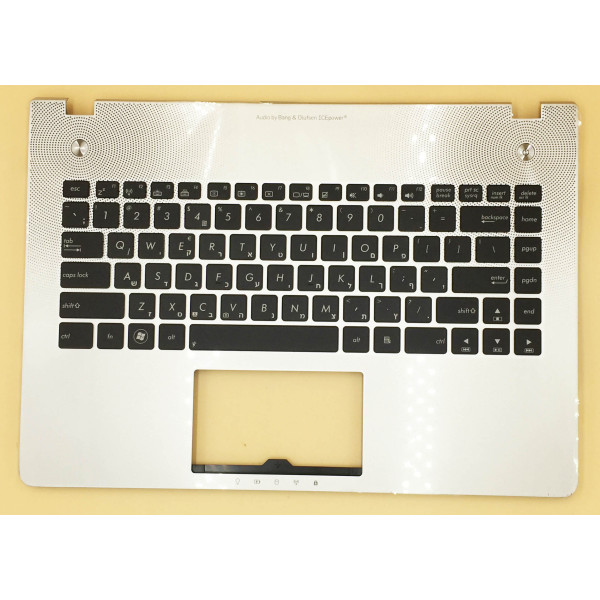 by high qulity Asus N46 N46V N46VZ N46VM N46 N46EI backlit Hebrew HB keyboard palmrest on laptop-keyboard.com
