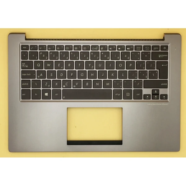 by high quality Asus U38 U38DT backlit Czech CZ keyboard palmrest 90R-NTH1K1780Y on laptop-keyboard.com