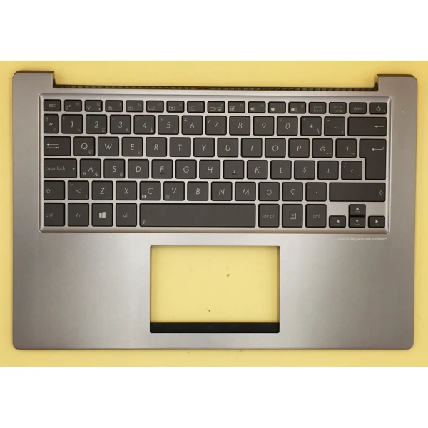 by high quality Asus U38 U38DT backlit Turkish TR keyboard palmrest 90R-NTH1K1O80Y on laptop-keyboard.com