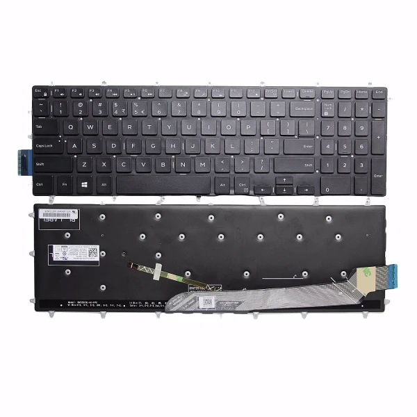 by high quality Dell Inspiron 7566 5567 7567 5570 5568 3579 3779 5587 7588 negru cu Iluminat din spate US tastatură original on laptop-keyboard.com