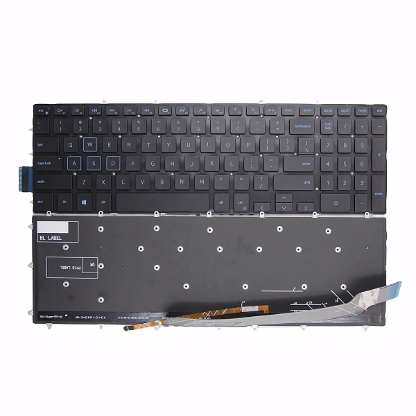 by high quality Dell Inspiron 7566 5567 7567 5570 5568 3579 3779 5587 7588 negru blue cu Iluminat din spate US tastatură original on laptop-keyboard.com