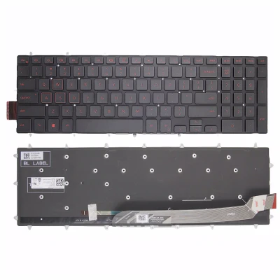 Dell Inspiron 7566 5567 7567 5570 5568 3579 3779 5587 7588 black red with backlit US keyboard original