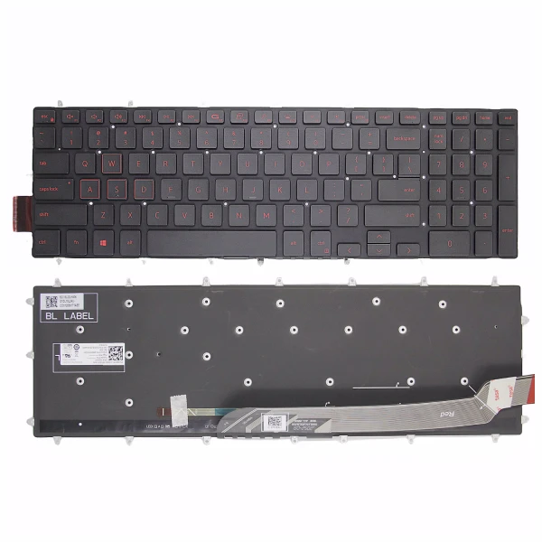 by high quality Dell Inspiron 7566 5567 7567 5570 5568 3579 3779 5587 7588 negru red cu Iluminat din spate US tastatură original on laptop-keyboard.com