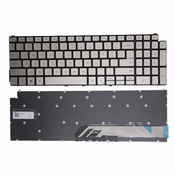 by high quality Dell Inspiron 15 7591 5590 5591 5598 7590 5593 5584 7790 P90F srebrny USA klawiatura oryginalny on laptop-keyboard.com