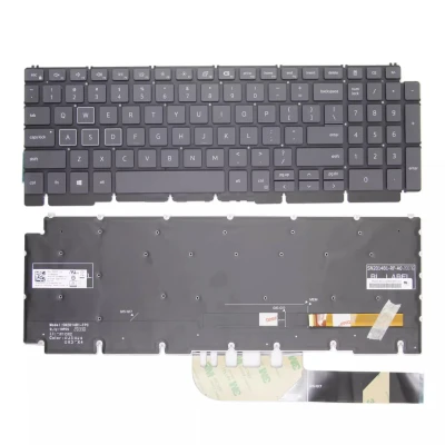 Dell G15 5510 5511 5505 515 15 Proger- 5518 Inspiron 7501 hitam RGB backlit US keyboard asli