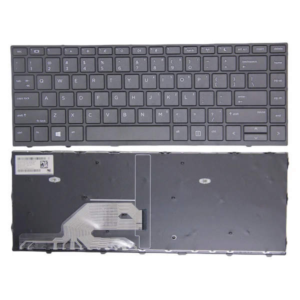 by high quality HP 430 G5, 440 G5, 445 G5, 640 G4 G5, negru frame original US tastatură on laptop-keyboard.com