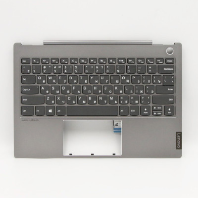Keyboard for Lenovo ThinkBook 13s-IWL gray Russian RU palmrest
