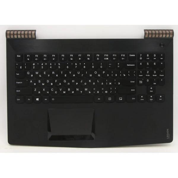 by high quality Lenovo Y520-15IKBN 5CB0V07023 gray backlit Russian RU keyboard palmrest on laptop-keyboard.com