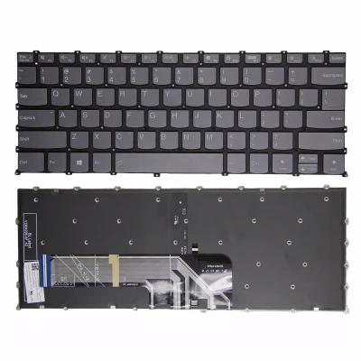 Lenovo K4E-ARE E4-ITL Air14 2020 2021 Pro14ITL 6-14ITL grijs verlicht F10 LOCK US toetsenbord