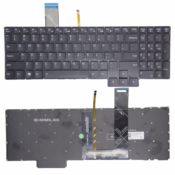 by high quality Lenovo R7000 Y7000P R9000P Y9000P 2020 2021 zwart verlicht US toetsenbord on laptop-keyboard.com
